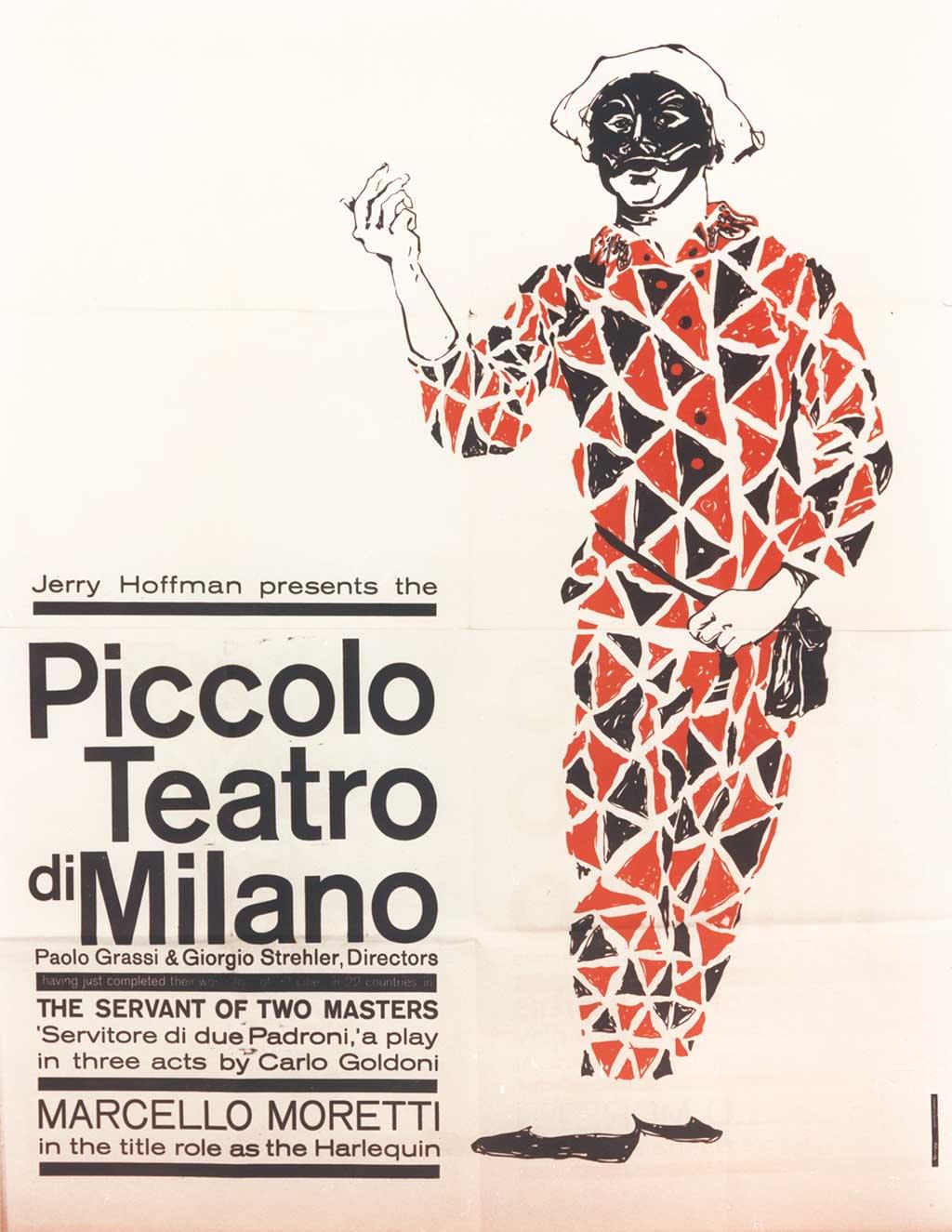 Manifesto Arlecchino a New York