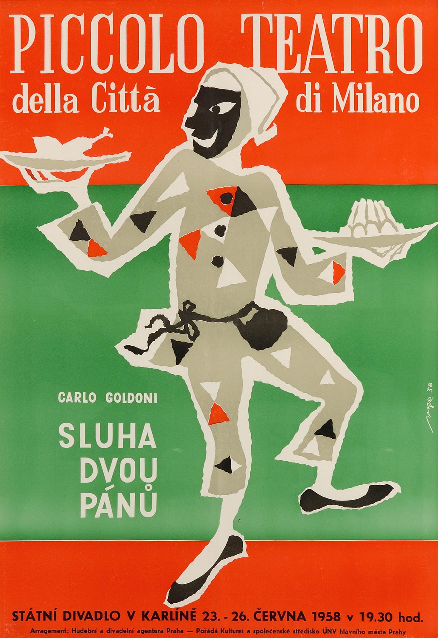 Praga, 23 giugno 1958 - Archivio Piccolo Teatro di Milano