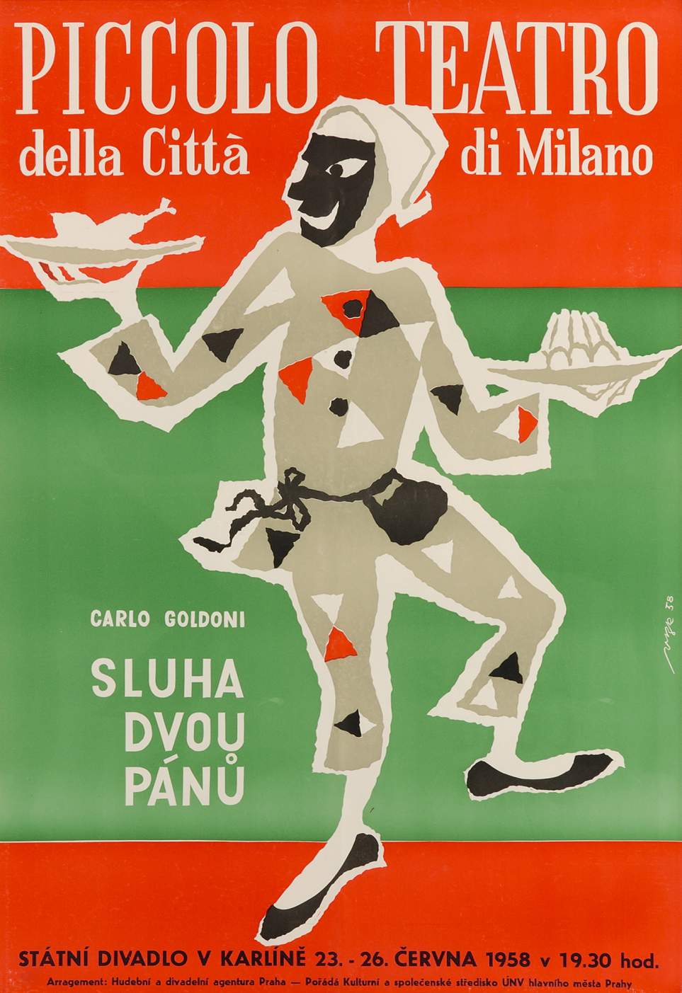 Praga, 23 giugno 1958 - Archivio Piccolo Teatro di Milano 