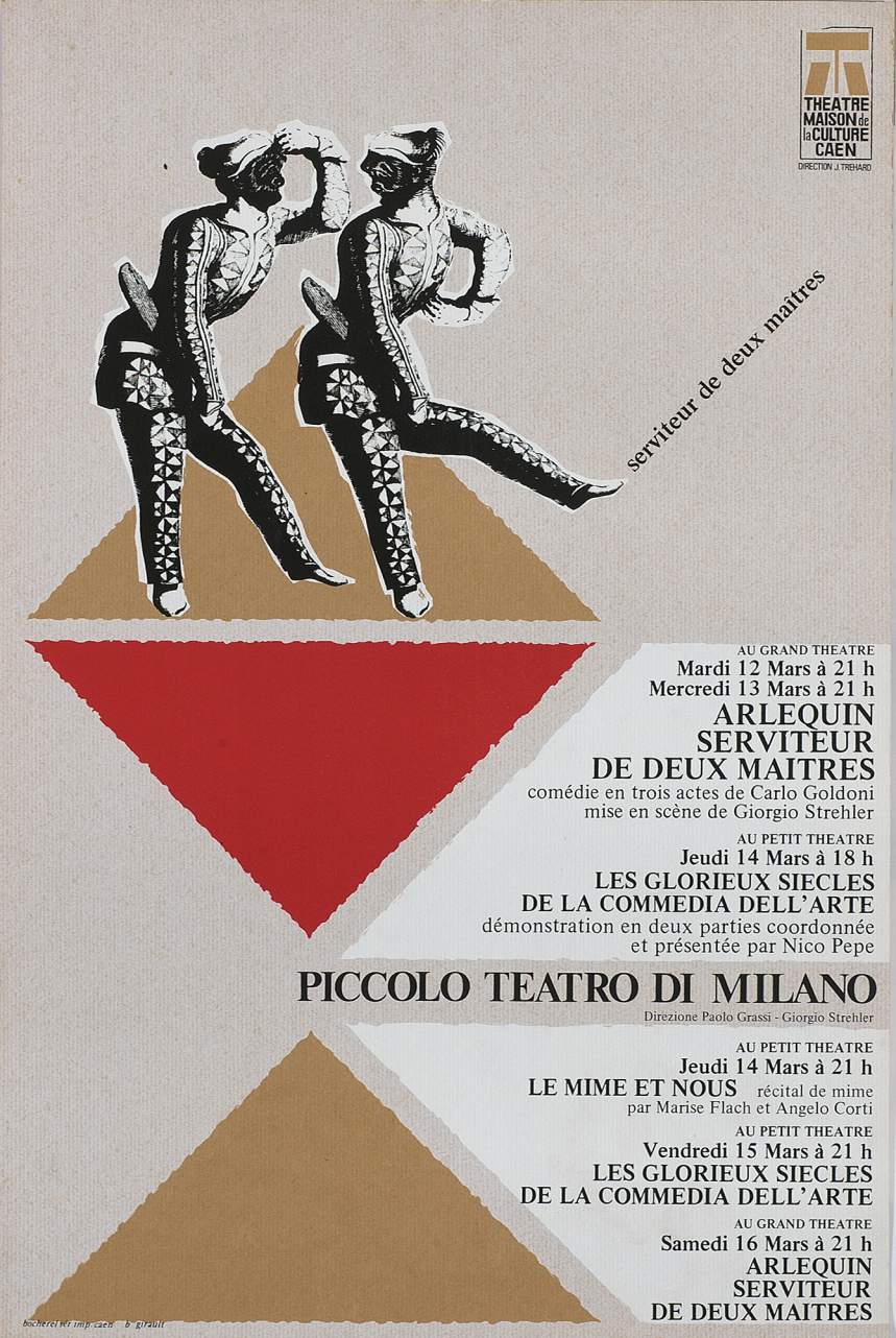 Caen, 12 marzo 1968 - Archivio Piccolo Teatro di Milano