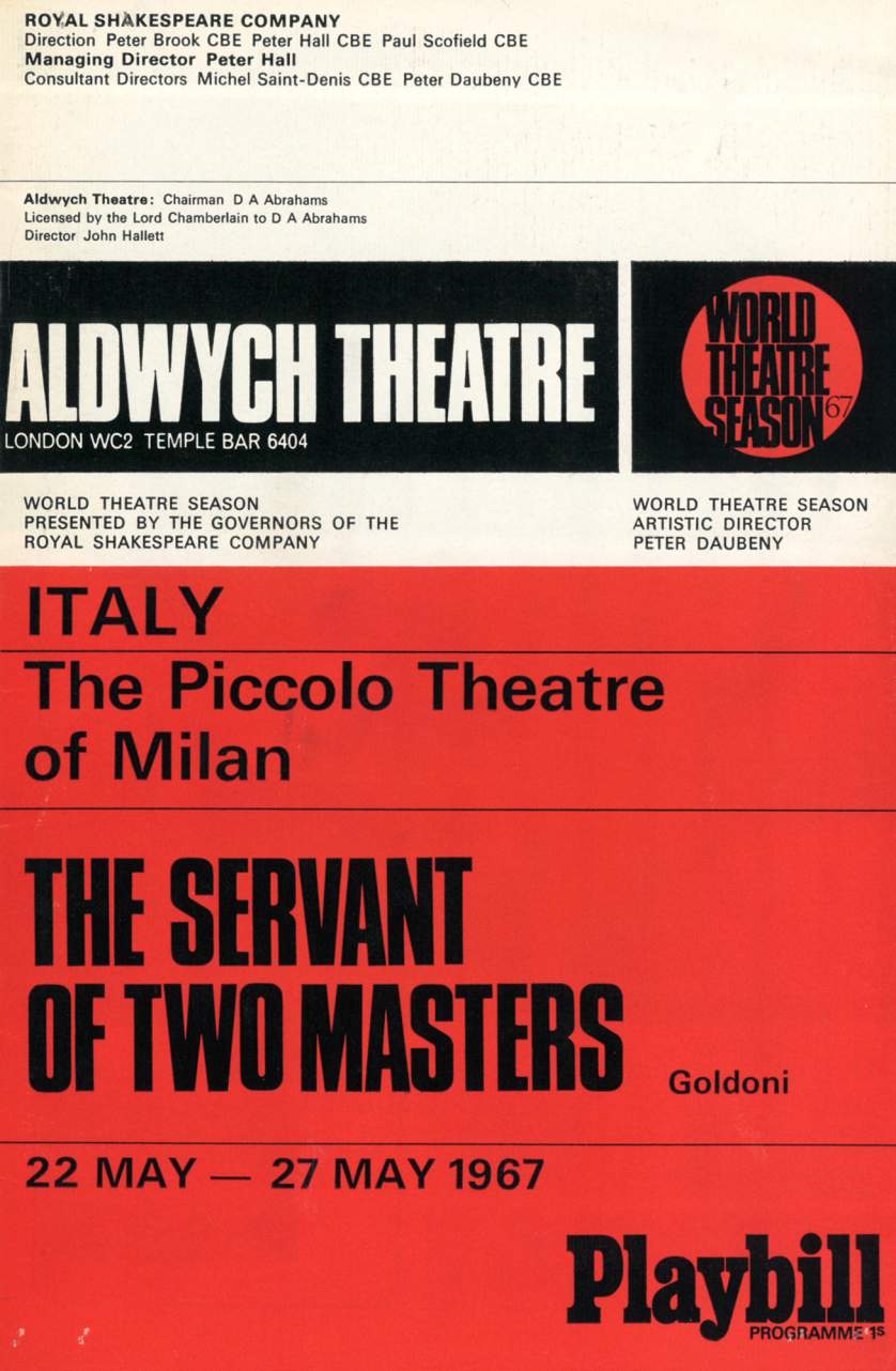 Londra, 22 maggio 1967 - Archivio Piccolo Teatro di Milano