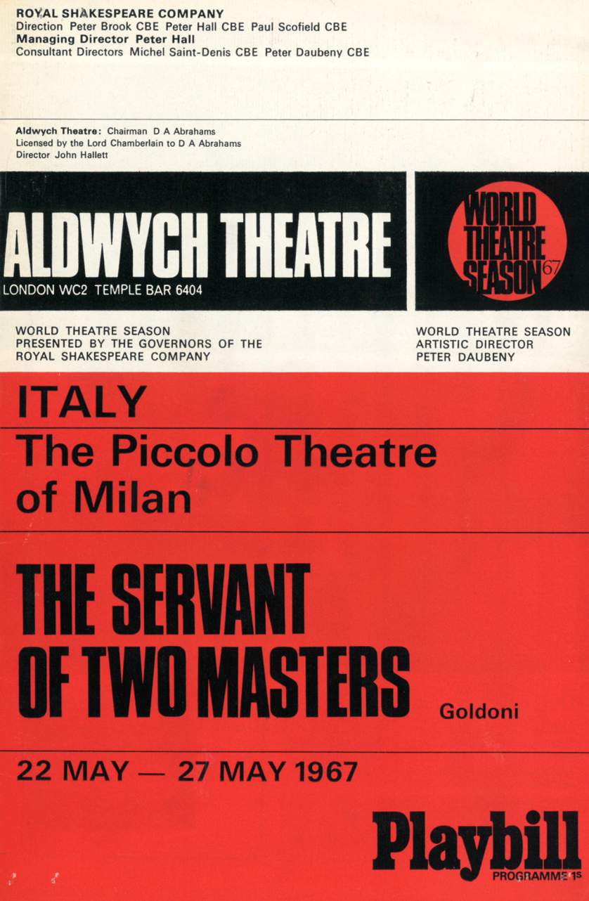 Londra, 22 maggio 1967 - Archivio Piccolo Teatro di Milano