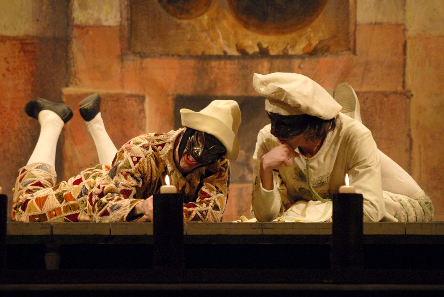 Ferruccio Soleri e Stefano Guizzi - foto Ciminaghi/Archivio Piccolo Teatro di Milano 