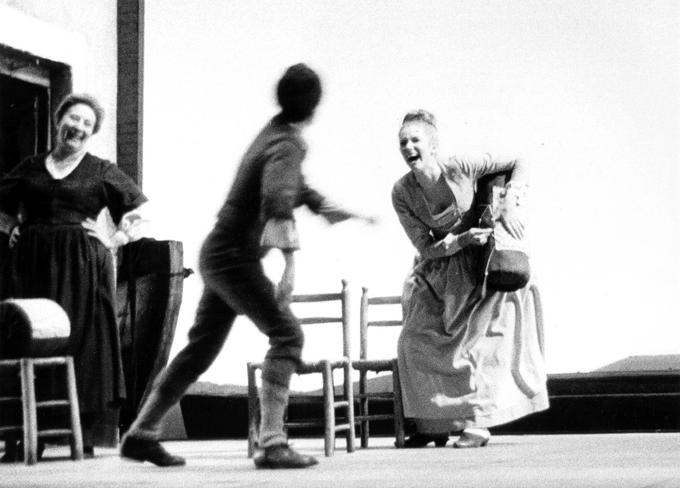 Lina Volonghi, Corrado Pani e Carla Gravina - Foto Ciminaghi/Archivio Piccolo Teatro di Milano