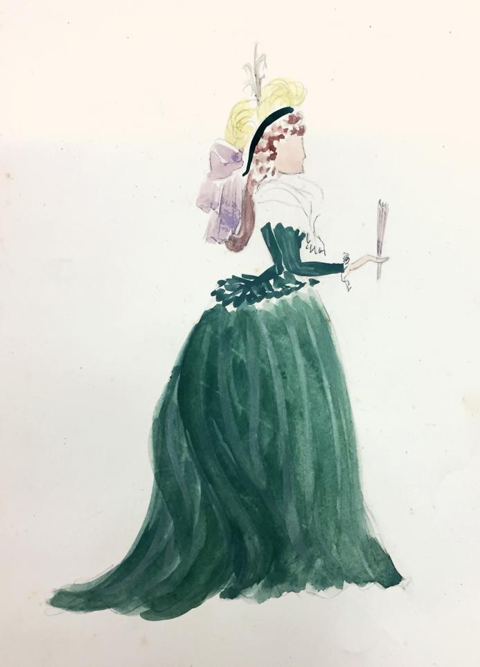 Figurino di Ebe Colciaghi - Archivio Piccolo Teatro di Milano