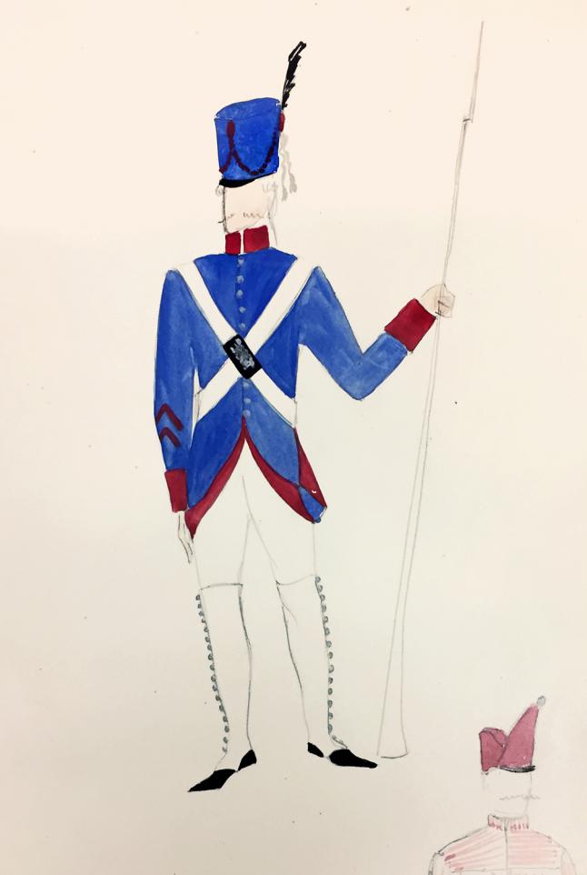Figurino di Ebe Colciaghi - Archivio Piccolo Teatro di Milano