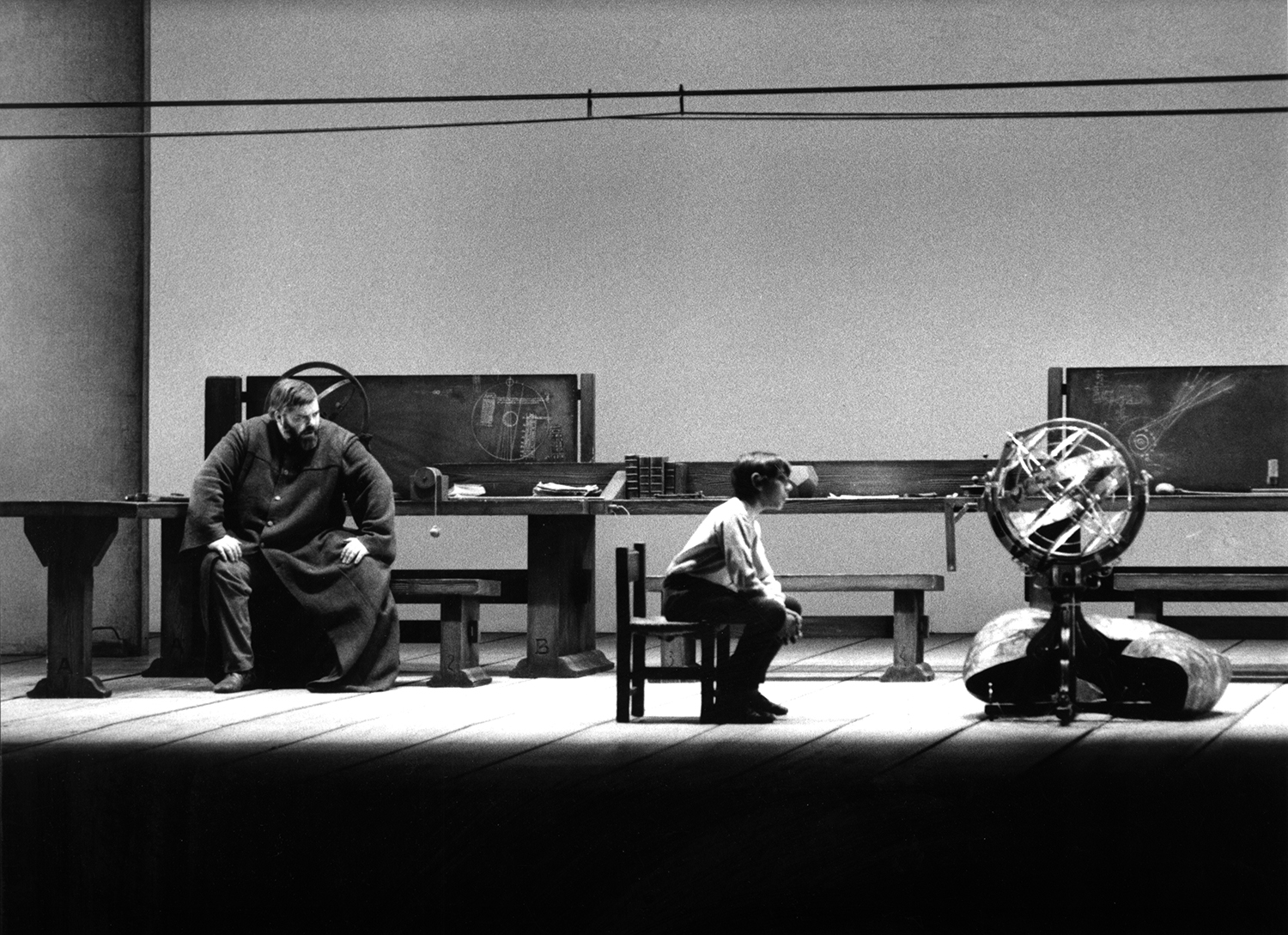 Tino Buazzelli e Andrea Festari – Foto Mario Mulas/Archivio Piccolo Teatro di Milano