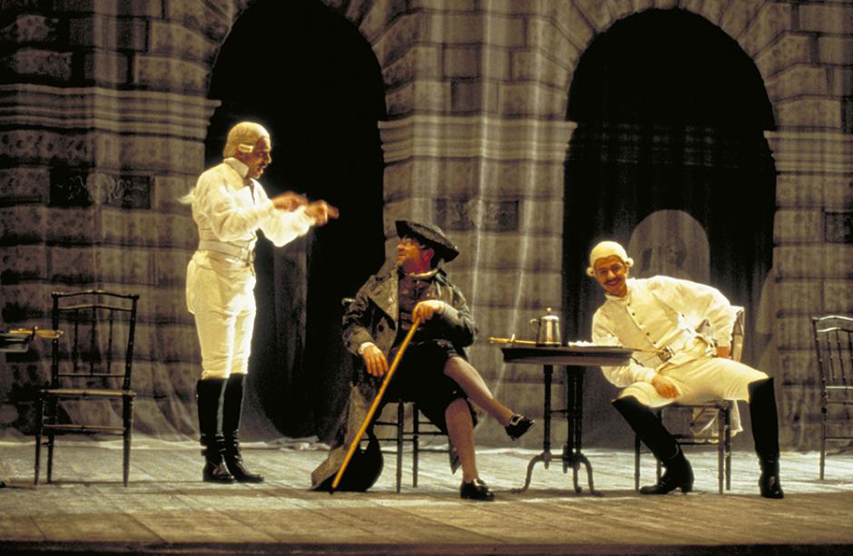 Mark Milhofer, Alfonso Echeverria e Markus Werba - Foto Ciminaghi/Archivio Piccolo Teatro di Milano